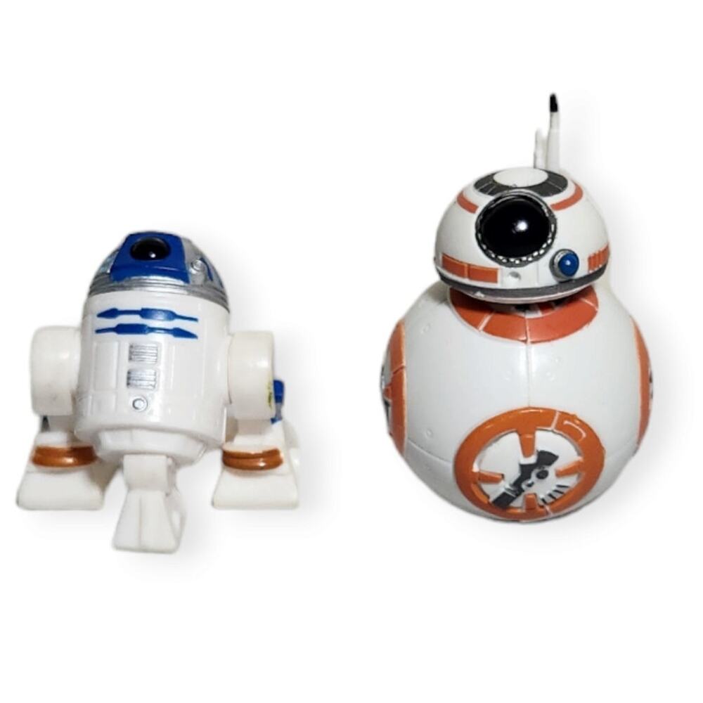 Star Wars R2-D2 & BB-8 Action Figures Loose Pre-owned